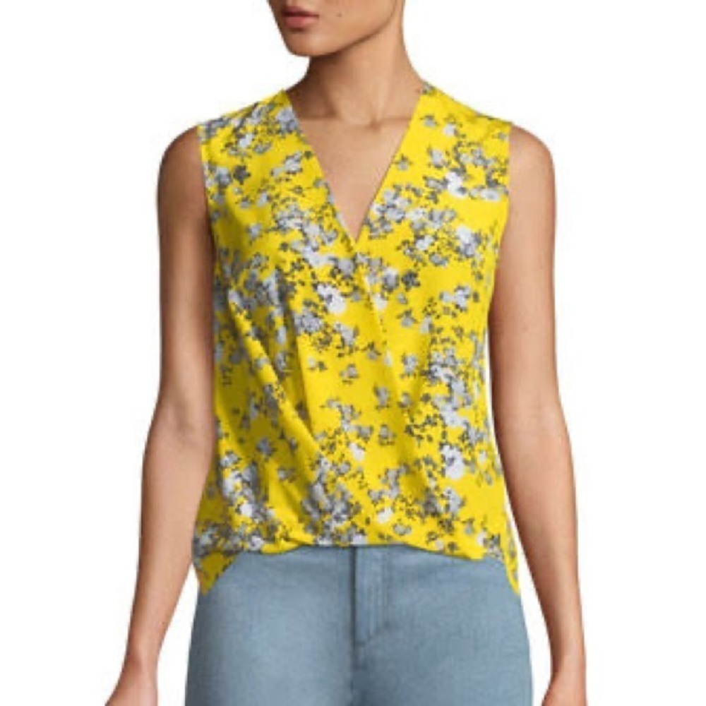 Rag & Bone
Victor Sleeveless Wrap Floral Silk Blouse (12)